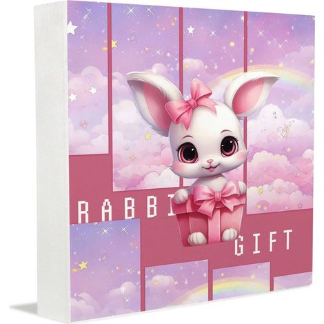 Plaque photo commémorative en cadeau, décoration de Pâques pour le bureau, panneau décoratif en bois pour les parents, cadeau attentionné pour maman, papa, mari, femme (1/5)