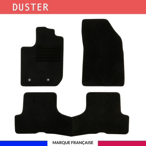 Tapis de voiture - Sur Mesure pour DUSTER (dès 2018) - 3 pièces - Tapis de sol antidérapant pour automobile (1/4)