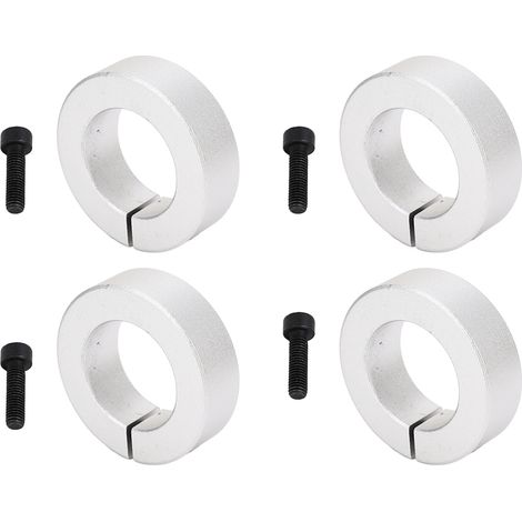Lot de 4 colliers de serrage en alliage d'aluminium léger de 1-1/5 po pour l'industrie agricole (1/5)