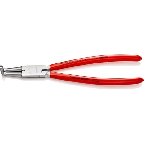 KNIPEX 44 23 J31 Alicate para arandelas para arandelas interiores en taladros recubiertos de plástico cromado 215 mm (1/2)