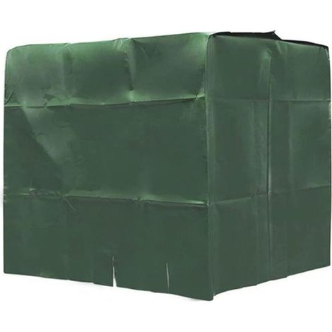 Couvre de Protection des récipients IBC étanche du réservoir d'eau extérieure à la poussière du réservoir d'eau de Pluie à poussière 1000L Green (1/4)