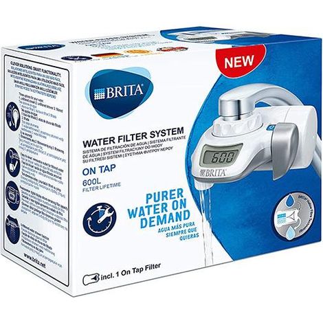 Système de filtration Brita On Tap Pro V-MF – Filtration charbon actif – Indicateur de remplacement – Capacité 600 litres – Installation facile