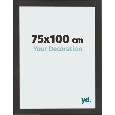 yd. - Cadre photo 75x100 - Noir Mat - MDF - Bologna