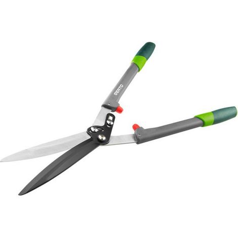 Taille-haie - 690 mm - Lame Revêtement Téflon - Engrenage Réducteur - Poignée Ergonomique Fibre De Verre - 1 Pièce (1/4)