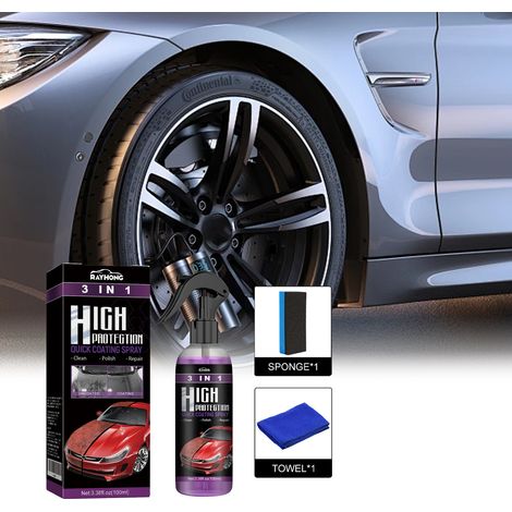 3-in-1 Hochleistungs-Autolackspray mit schneller Wirkung (automatisch/manuell), Farbwechsel-, Reinigungs- und Beschichtungsspray – 100-ml-Set -- DTEKGAZ (1/5)