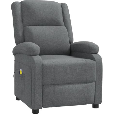 Fauteuil de massage Gris foncé Tissu (1/5)