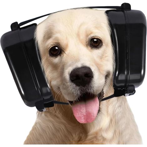 Casque Anti-Bruit Pour Chien Doux et Respirant Protection Auditive pour Enveloppe Protectrice Apaisante pour Animal Pour Hiver Toilettage Séchage Grands Animaux Apaisant (1/5)