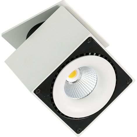 Foco empotrable LED Italux Sevilla, blanco moderno, SL7562/28W 3000K WH+BL (1/4)