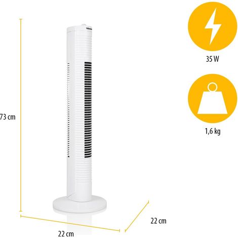 VENTILADOR TORRE TRISTAR VE5900 73CM OSCILANTE 35W (1/5)