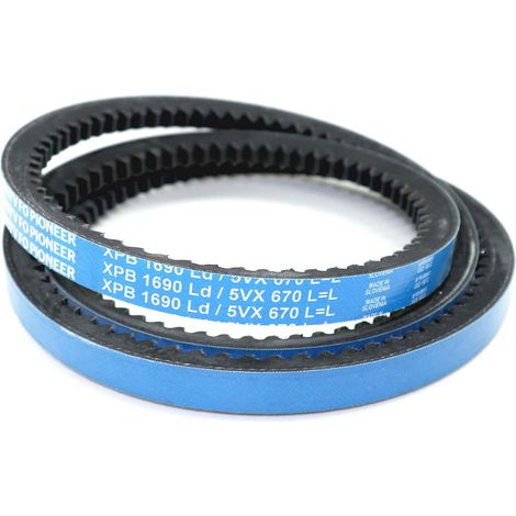 Courroie trapézoidale crantée Contitech Conti V FO BP XPB1690 Ld / 5VX670