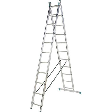 Mehrzweckleiter 2x9 Sprossen - Ausgebreitete Länge 4.28m - 7509 (1/5)