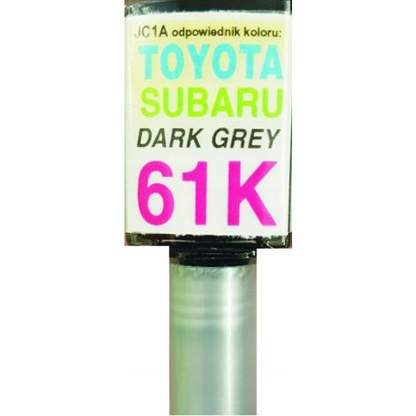 Kit de retoque de pintura para coches Toyota Subaru 61K gris oscuro, reparación de arañazos Arasystem (1/5)