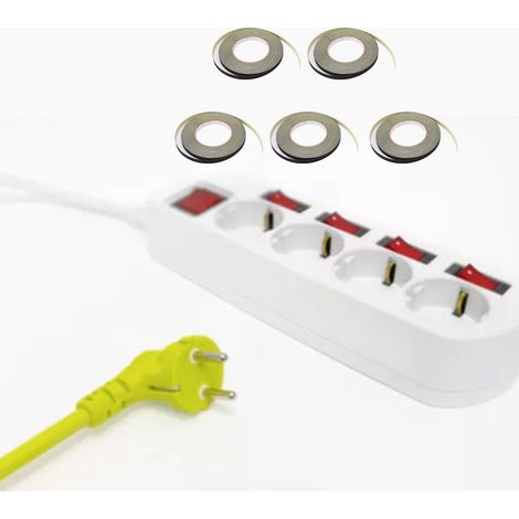 Vendu par paquets de 5, couche adhésive de 0,22 mm d'épaisseur, surface de 10 mm de large, longueur totale de 30 m, ruban en tissu acétate noir, type standard pour câbles plats d'écrans électroniques. (1/5)