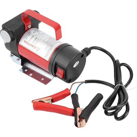 Pompe Aspirante d'Huile et de Transfert de Carburant Électrique Portable 12V 40L/min avec Filtre pour Voiture (1/5)