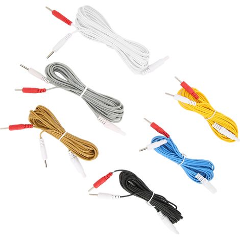 Câbles de rechange pour électrodes d'appareil TENS et appareils d'électrothérapie (1/5)
