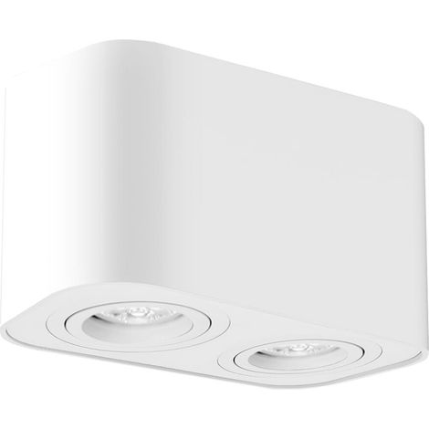 Foco de techo blanco mate GU10 2x42W Kobald 2054 Rabalux (1/4)