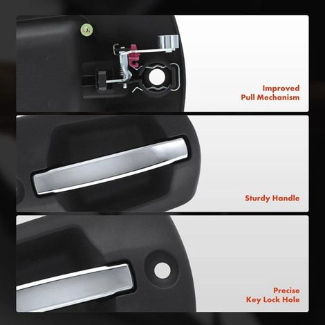1 pair of front exterior door handles (A1867004005, A1867004006, A1867004007) (1/4)