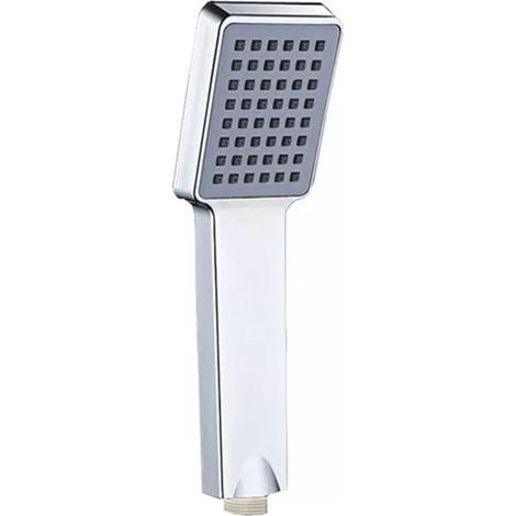 Douchette carrée, pomme de douche, chromé, argent (1/5)