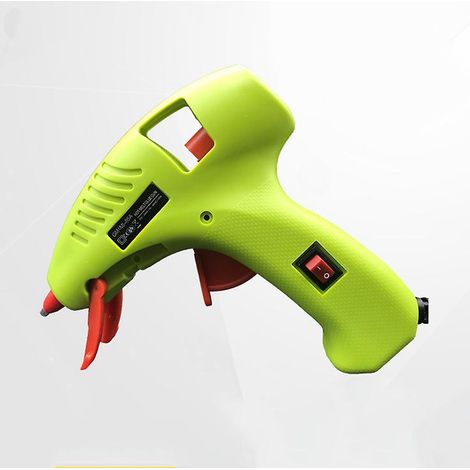 Pistolet à colle thermofusible 20 W, réglage manuel de la température, interrupteur, pistolet à colle thermofusible (1/3)