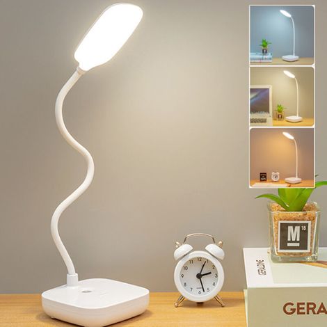 Adjustable desk lamp 3000K-6000K, wireless touch desk lamp, USB charging, bedside reading lamp, night light