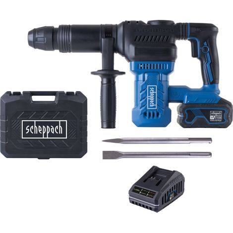 Martello Demolitore Batteria 20V SDS-Max 9J Scheppach set l bc-ab1500-x (1/5)