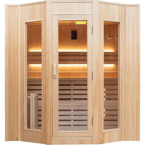 Sauna traditionnel vapeur France Sauna ZEN - 4 à 6 places 8 kW (1/5)