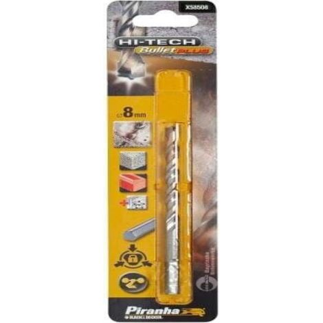 BLACK&DECKER - PUNTE PER TRAPANI E TASSELLATORI CODOLO ESAGONALE 8MM