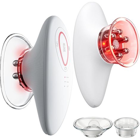 Masseur Anti Cellulite à Ventouse Électrique, Palper Rouler, Lifting EMS et Thérapie par Lumière Rouge Minceur Aspiration Liposuccion Raffermissement,pour Visage,Ventre,Cuisse,Jambes,Bras (1/5)