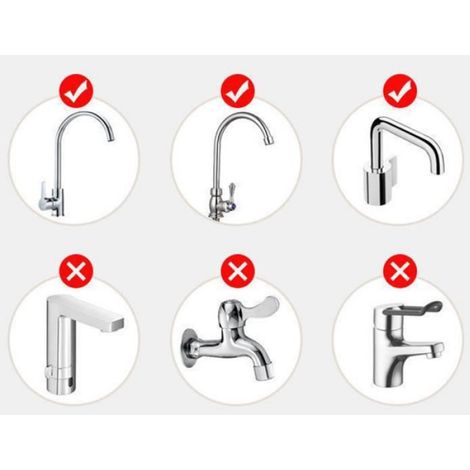 Porte-Éponge de Robinet - Acier Inoxydable - Antirouille - Durable - Sans Perçage (1/4)