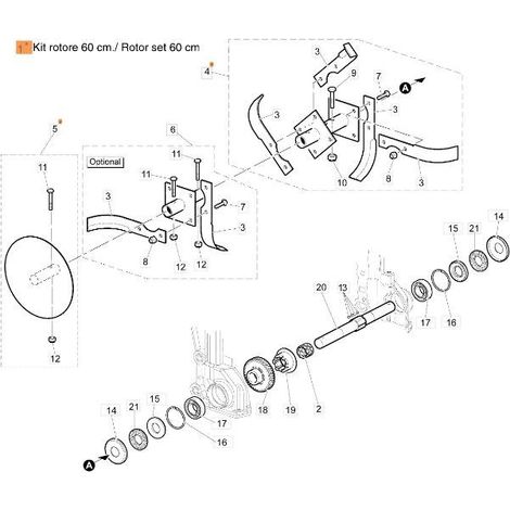 KOMPLETTER ROTOR ORIGINAL EMAK F1233126A