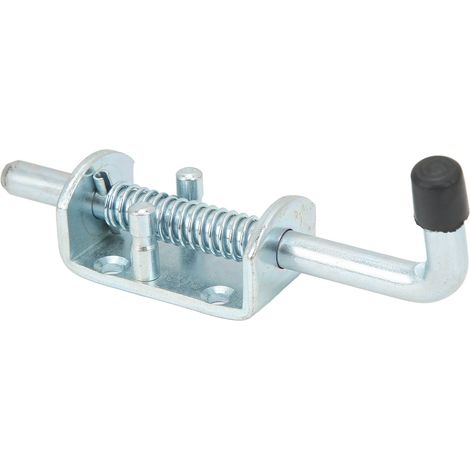 Perno di bloccaggio a molla in acciaio al carbonio zincato, 12 x 171 mm, per porte di garage/caravan/bagagliai/container/armadi. (1/5)