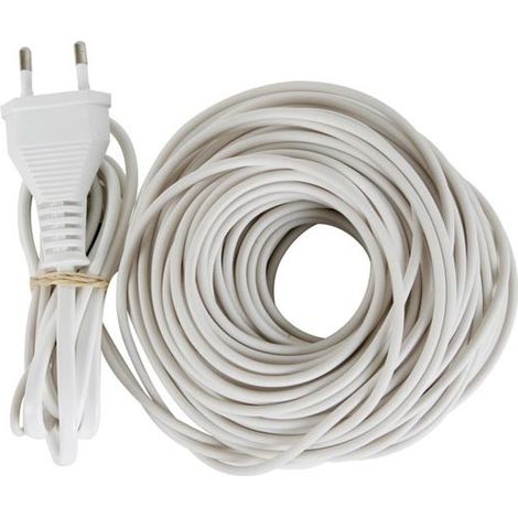 Perel Câble chauffant antigel pour canalisations d’eau 24 m, câble chauffant étanche IP68 contre le gel des tuyaux gouttières et réservoirs, usage intérieur et extérieur