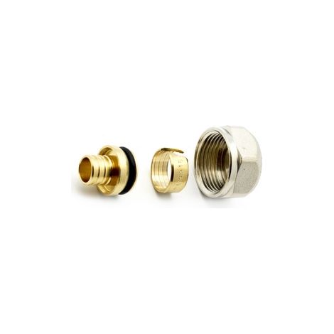 ADATTATORE PER TUBO PE-X- 17 sp 2.0 - 3/4- TIEMM- pezzi 10