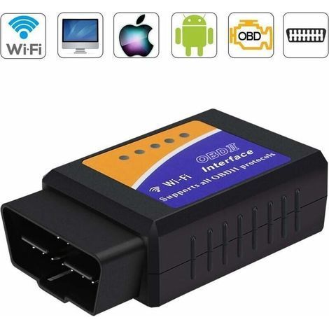 Appareil de diagnostic OBD2 WiFi – Scanner de code d'erreur universel – Compatible tous véhicules OBD-II – Lecture codes et paramètres moteur (1/5)