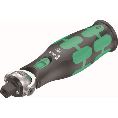 Wera – Coffret cliquet et douilles 13 pièces – Cliquet Zyklop compact avec embouts 1/4" et 3/8" – Changement rapide d'outil – Denture fine 72 dents