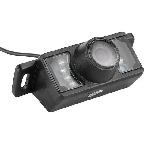 Caméra de recul voiture universelle, vision nocturne 7 LED, étanche, écran parking, plaque courte CCD. (1/5)