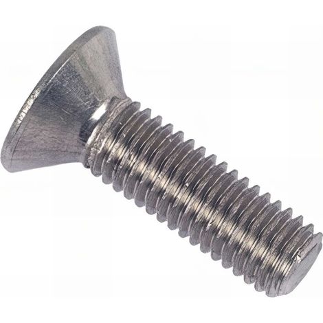 100 vis métaux tête fraisée 6 pans creux BUMAX 5 x 25 mm - Inox A4 - VFHC05025A4L80