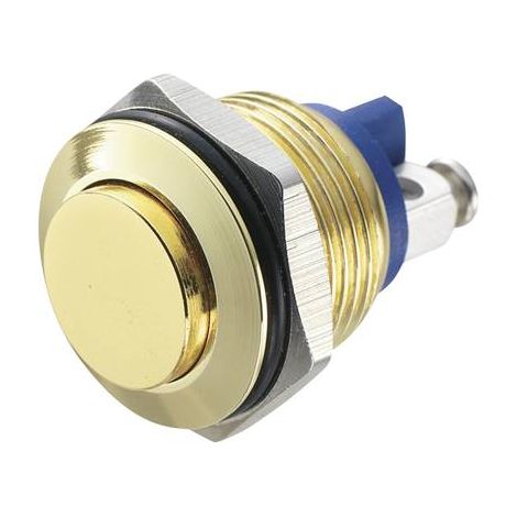 BOUTON-POUSSOIR ANTIVANDALISME TRU COMPONENTS GQ 16H-G 701282 48 V/DC 2 A 1 X OFF/(ON) IP65 À RAPPEL 1 PC(S) (1/4)