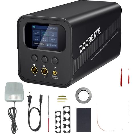 Soudeuse par points à batterie, Affichage LCD intelligent, Haute puissance de sortie, PRISE EU (1/2)