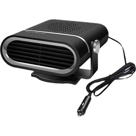 Chauffage Voiture,12V Chauffe Voiture Rapide Portable,Déshumidificateur de Pare-Brise pour Voiture Buggy et Remorque,150W Chauffage et Refroidissement Rapide 2 en 1(noir) (1/4)