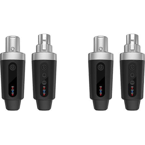 Nuevos adaptadores XLR para micrófonos inalámbricos, transmisor y receptor, adecuados para micrófonos dinámicos y audio de guitarra.