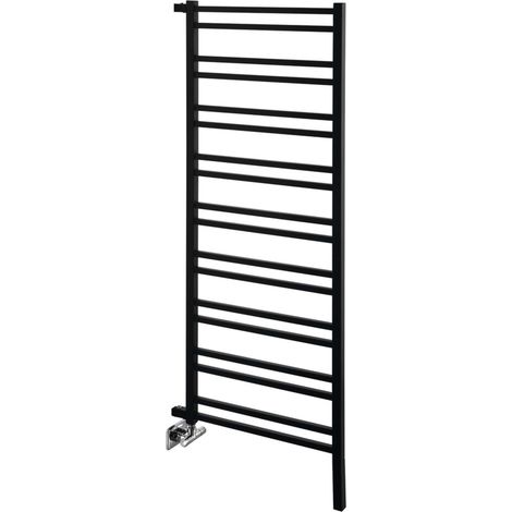 Sapho Metro Space - Elemento calefactor 55x143 cm, 525 W, negro mate IR438B (1/5)