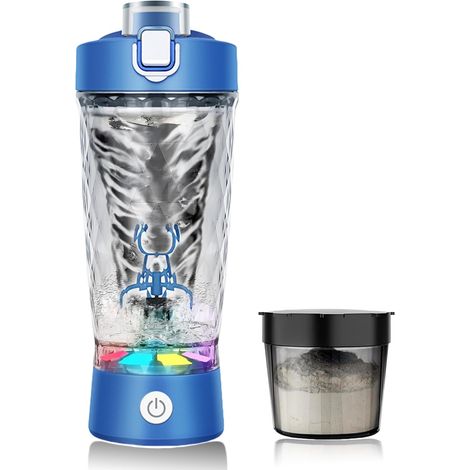 Électrique Protein Shaker 7000 RPM – Tritan sans BPA, USB-C rechargeable, Self-nettoyage, anti-fuite sport couvercle, Vortex Mixer pour Lump-Free Shakes, idéal pour Fitness & voyag (1/5)