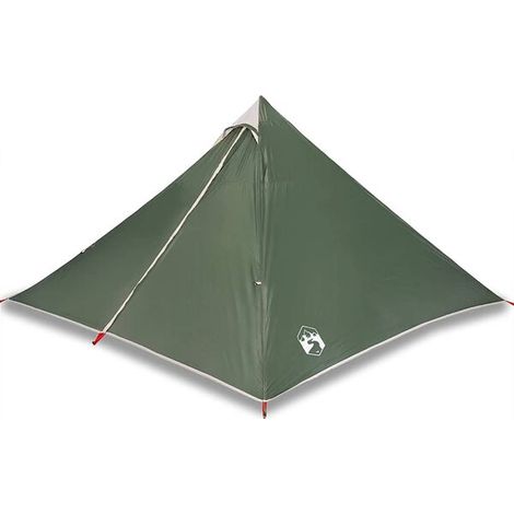 Tente indienne familiale verte imperméable pour 7 personnes