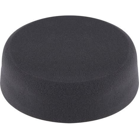 Disque de polissage en éponge importée de 6 pouces (15 cm) (trou de vis M14) (disque fin noir) (1/5)