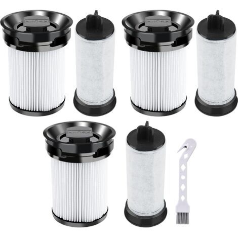Lot de 3 filtres de remplacement pour aspirateur sans fil Miele Triflex HX1. (1/5)