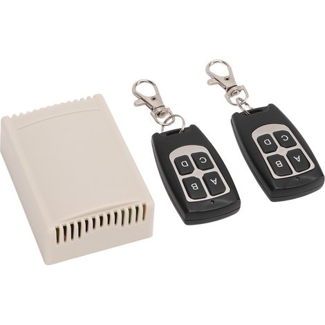 Télécommande Sans Fil 12V DC pour Portail Volet Roulant, Interrupteur Relais Véhicules Lampes LED, Contrôleur d'Ouverture de Garage Lot (Kit) (1/5)