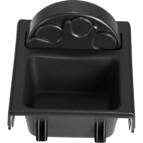 Porte-gobelet, boîte à monnaie, plateau de console centrale, compatible avec BMW Série 3 E46 1998-2004, noir (1/5)