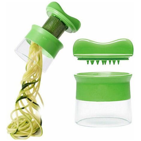 Portable Vegetable Spiralizer, Vegetable Spiralizer Slicer, Spiral Slicer Cutter, Multifunctional Grater, for Making Vegetable Pasta, Grating Cucumber and Carrot (1/5)