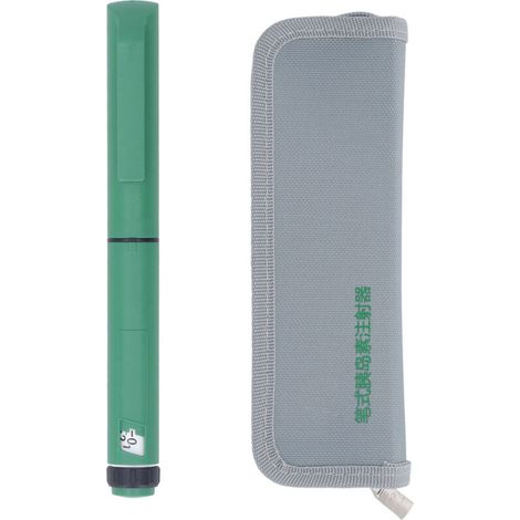 Aide à l'injection d'insuline - Stylo injecteur avec étui de transport - Seringue pour diabétiques - Modèle 1 (1/5)